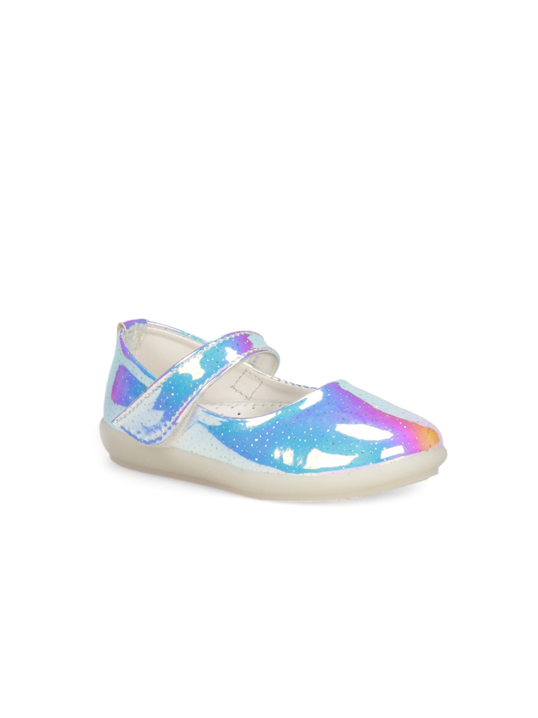 

Lil Lollipop Infant Girls Embellished Party Ballerinas, Silver