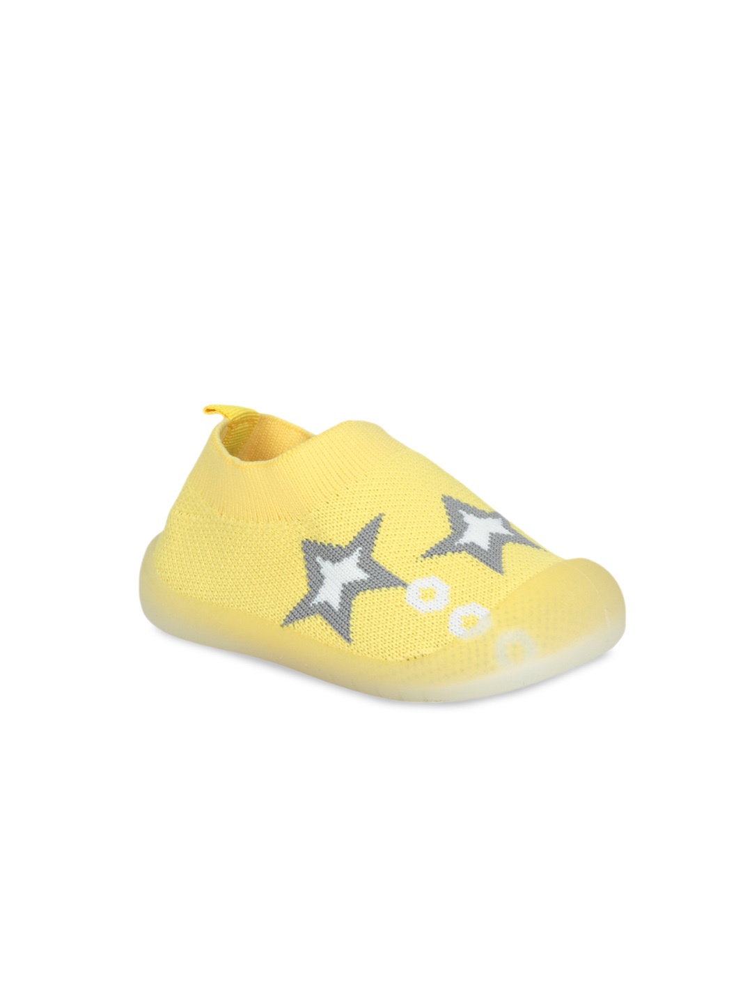 

Lil Lollipop Infants Printed Slip-On Booties, Yellow