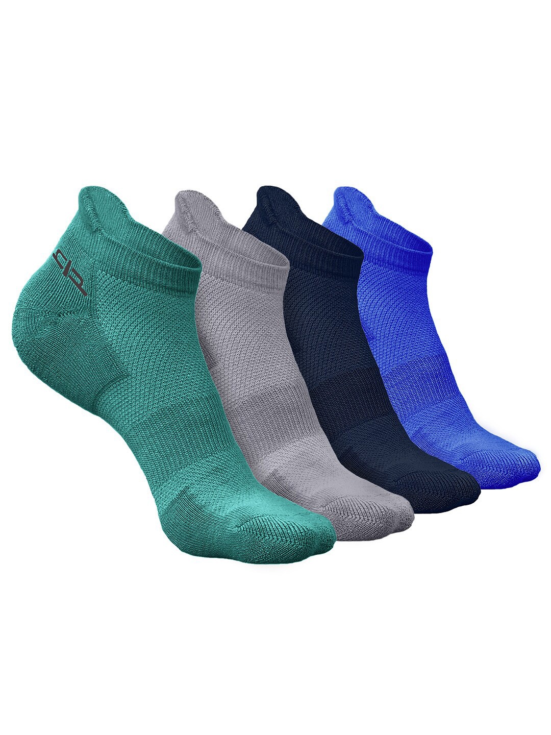 

Heelium Men Pack of 4 Bamboo Super Soft & Odour-Free Breathable Ankle-Length Socks, Green
