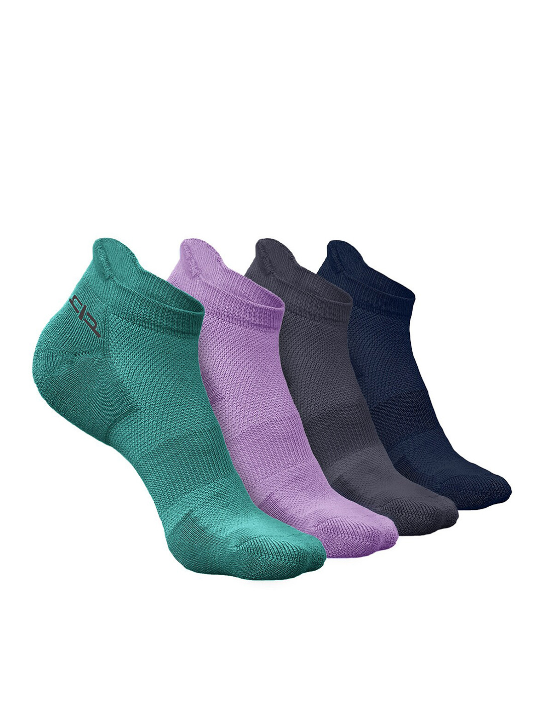 

Heelium Men Pack of 4 Bamboo Super Soft & Odour-Free Breathable Ankle-Length Socks, Green