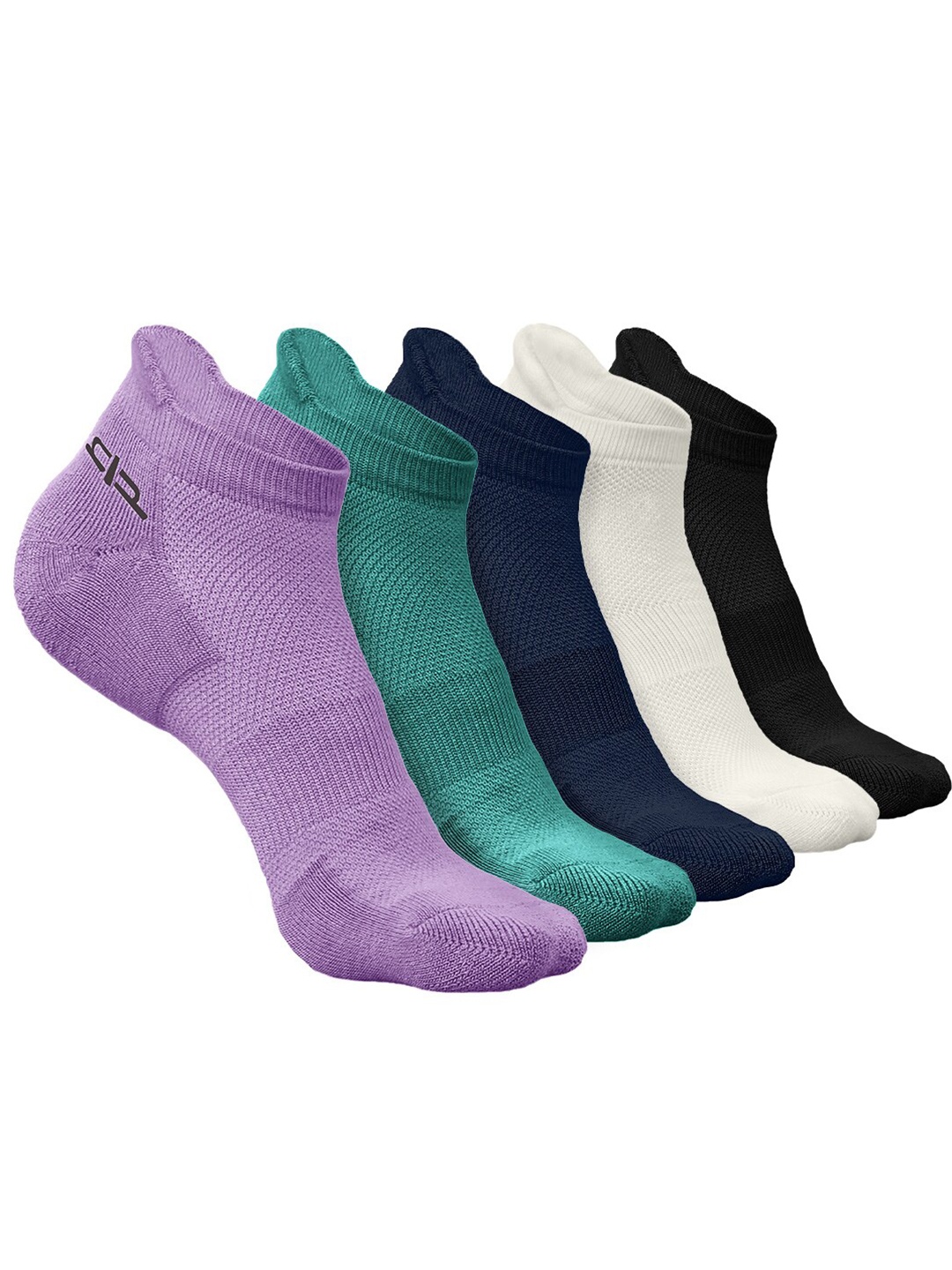 

Heelium Men Pack of 5 Bamboo Super Soft & Odour-Free Breathable Ankle-Length Socks, Green