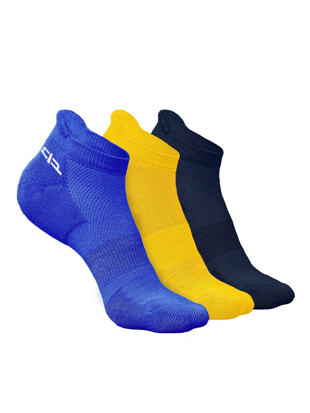 

Heelium Men Pack of 3 Bamboo Super Soft & Odour-Free Breathable Ankle-Length Socks, Yellow