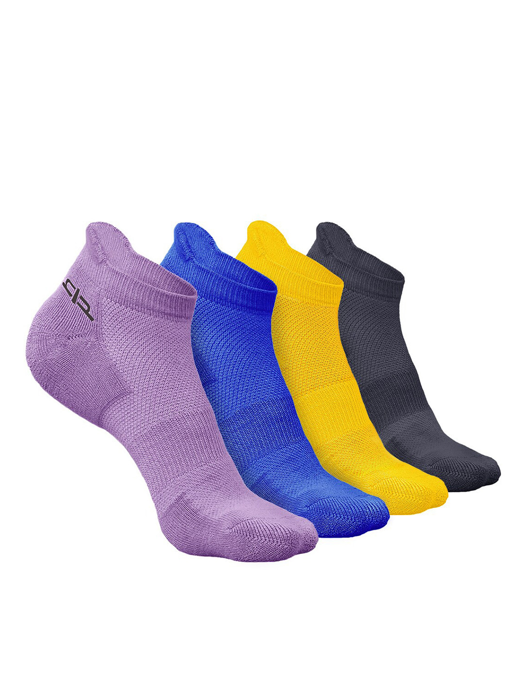 

Heelium Men Pack of 4 Bamboo Super Soft & Odour-Free Breathable Ankle-Length Socks, Yellow