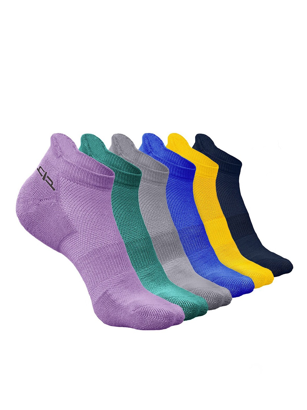 

Heelium Men Pack of 6 Bamboo Super Soft & Odour-Free Breathable Ankle-Length Socks, Yellow