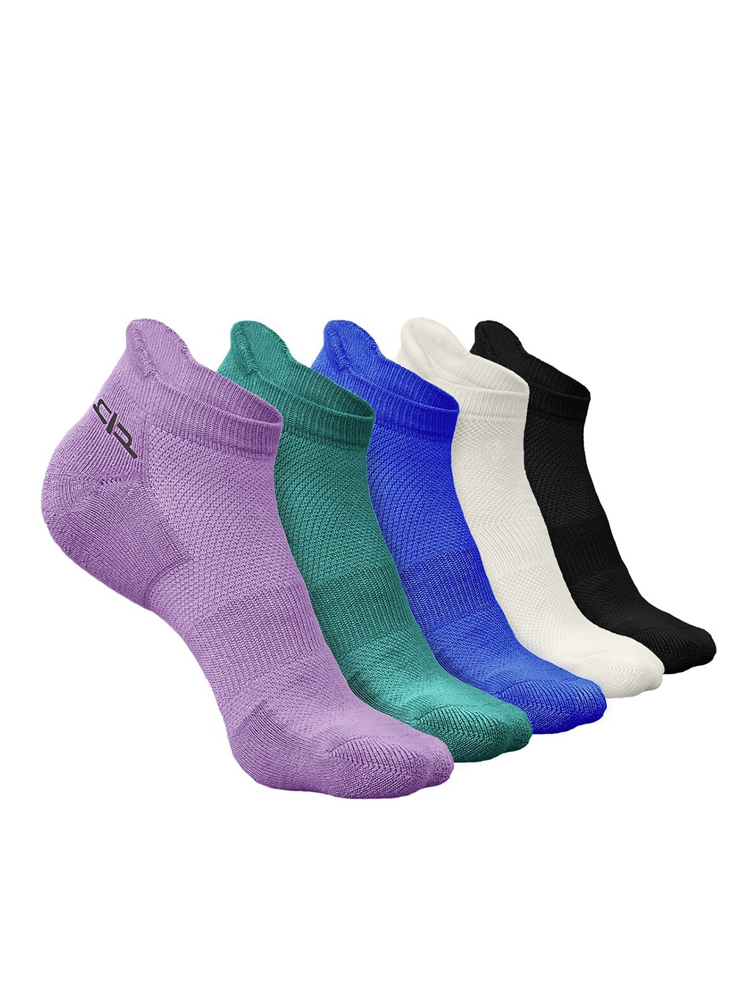 

Heelium Men Pack of 5 Bamboo Super Soft & Odour-Free Breathable Ankle-Length Socks, Green