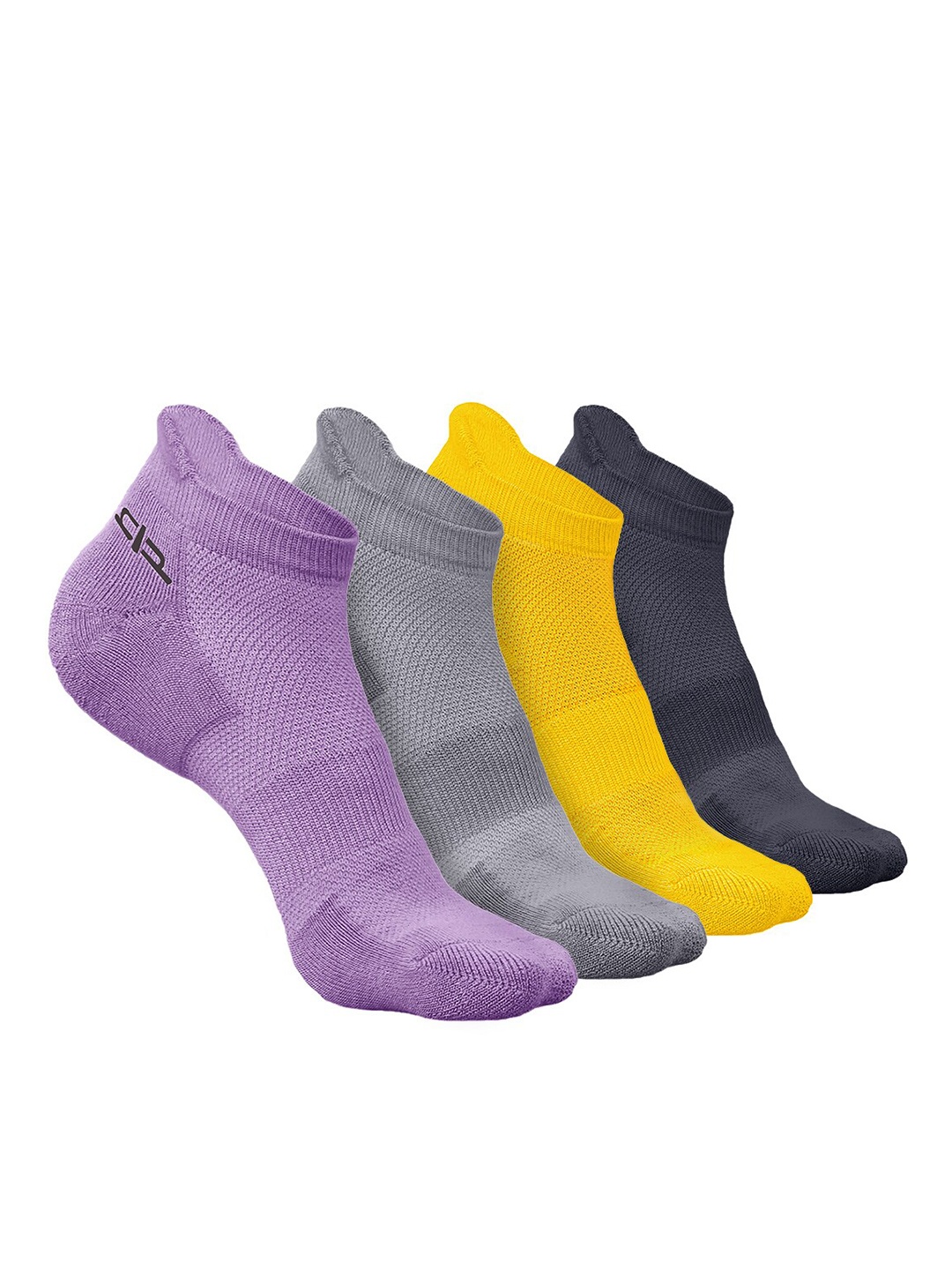 

Heelium Men Pack of 4 Bamboo Super Soft & Odour-Free Breathable Ankle-Length Socks, Yellow