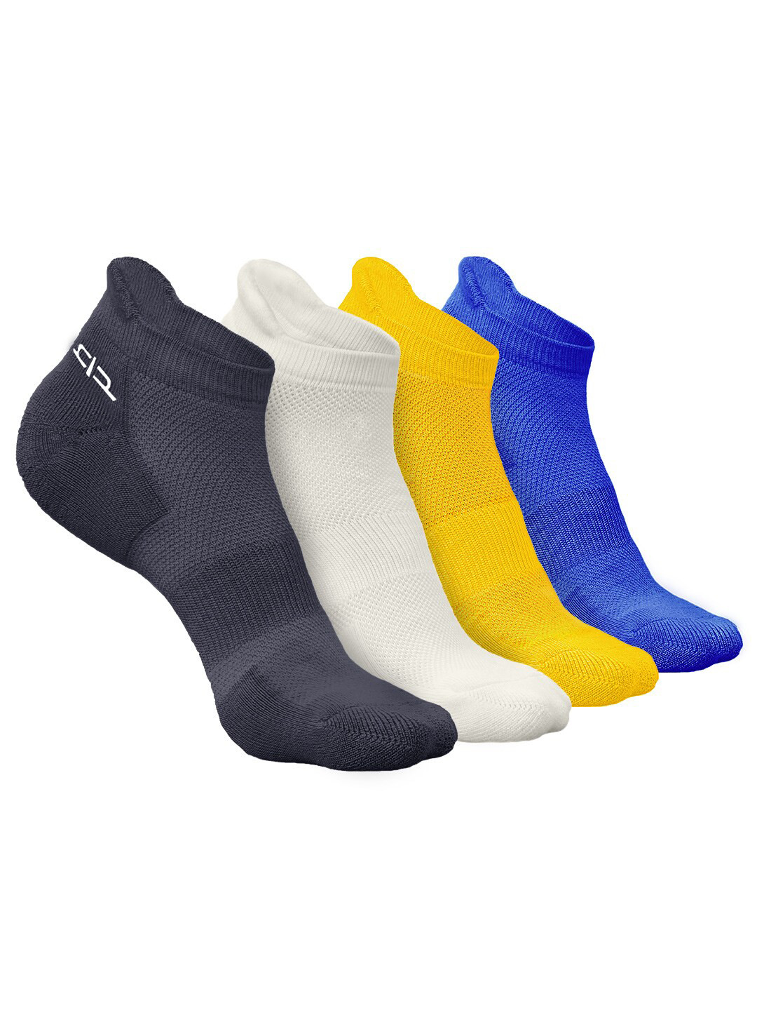 

Heelium Men Pack of 4 Bamboo Super Soft & Odour-Free Breathable Ankle-Length Socks, Yellow