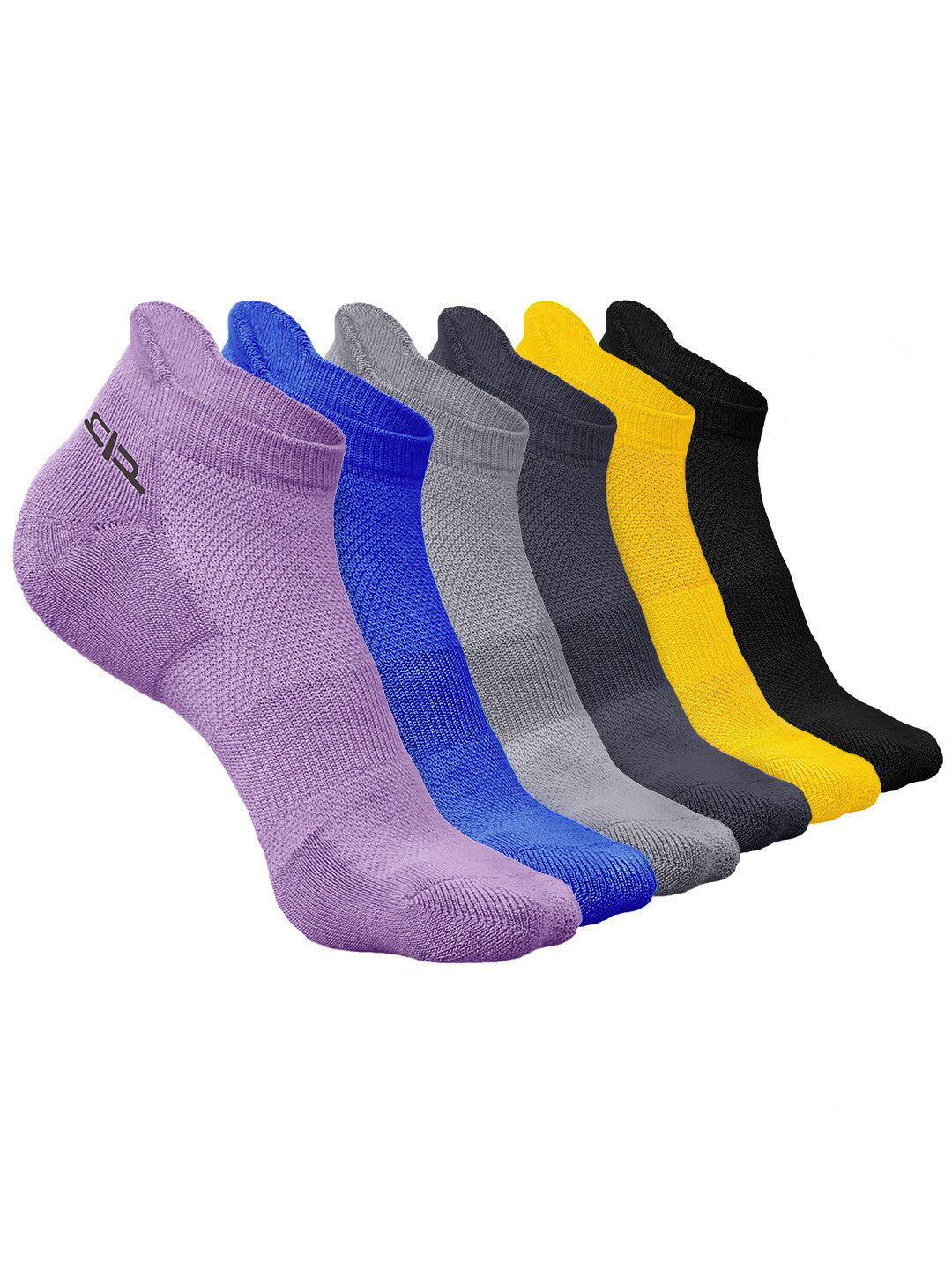 

Heelium Men Pack of 6 Bamboo Super Soft & Odour-Free Breathable Ankle-Length Socks, Yellow