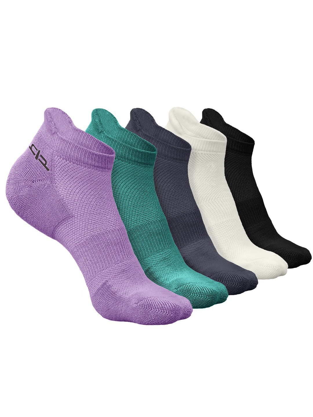 

Heelium Men Pack of 5 Bamboo Super Soft & Odour-Free Breathable Ankle-Length Socks, Olive