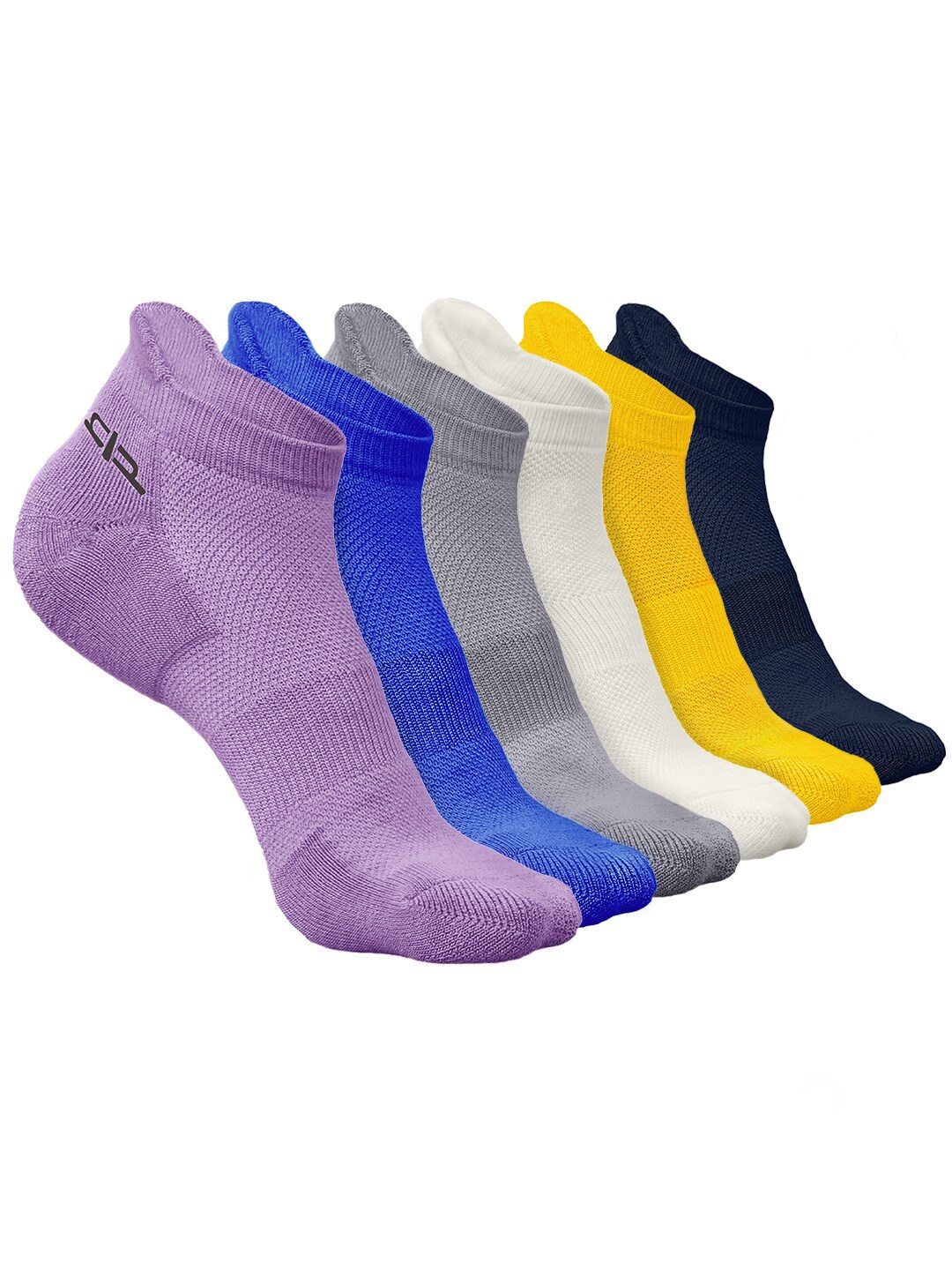 

Heelium Men Pack of 6 Bamboo Super Soft & Odour-Free Breathable Ankle-Length Socks, Yellow