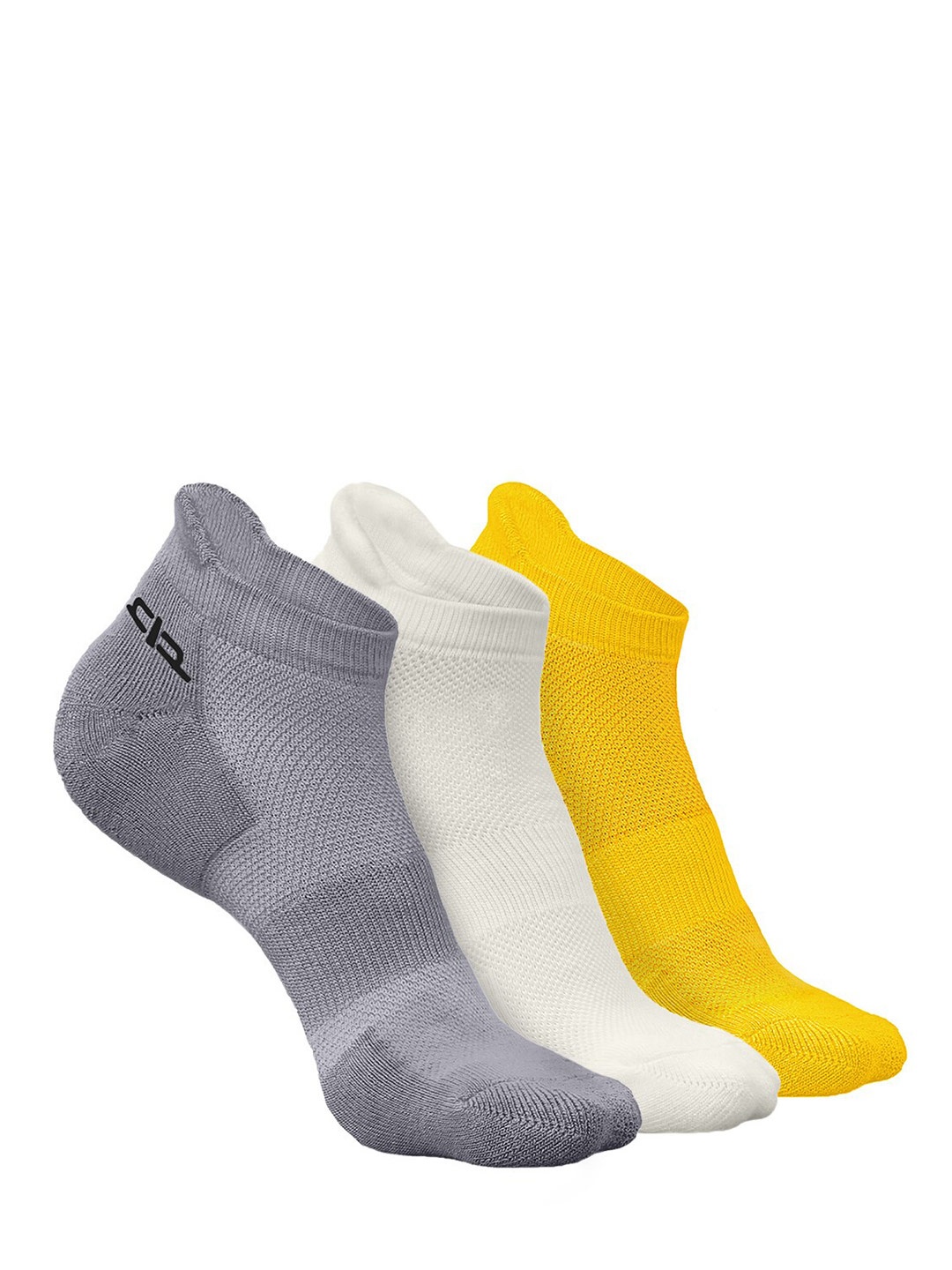 

Heelium Men Pack of 3 Bamboo Super Soft & Odour-Free Breathable Ankle-Length Socks, Yellow