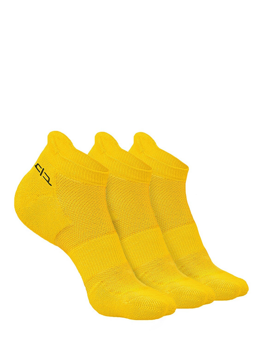 

Heelium Men Pack of 3 Bamboo Super Soft & Odour-Free Breathable Ankle-Length Socks, Yellow