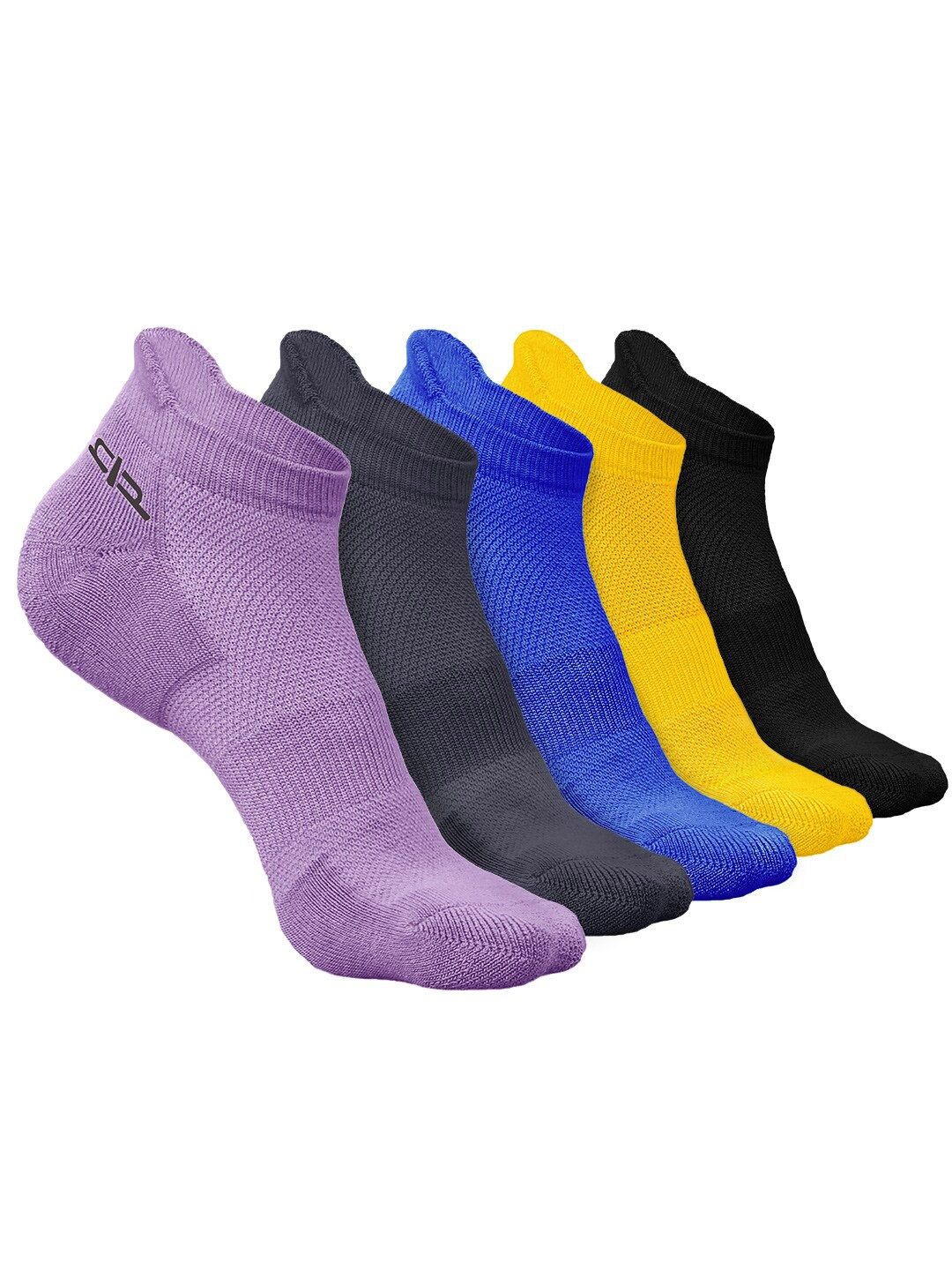 

Heelium Men Pack of 5 Bamboo Super Soft & Odour-Free Breathable Ankle-Length Socks, Yellow