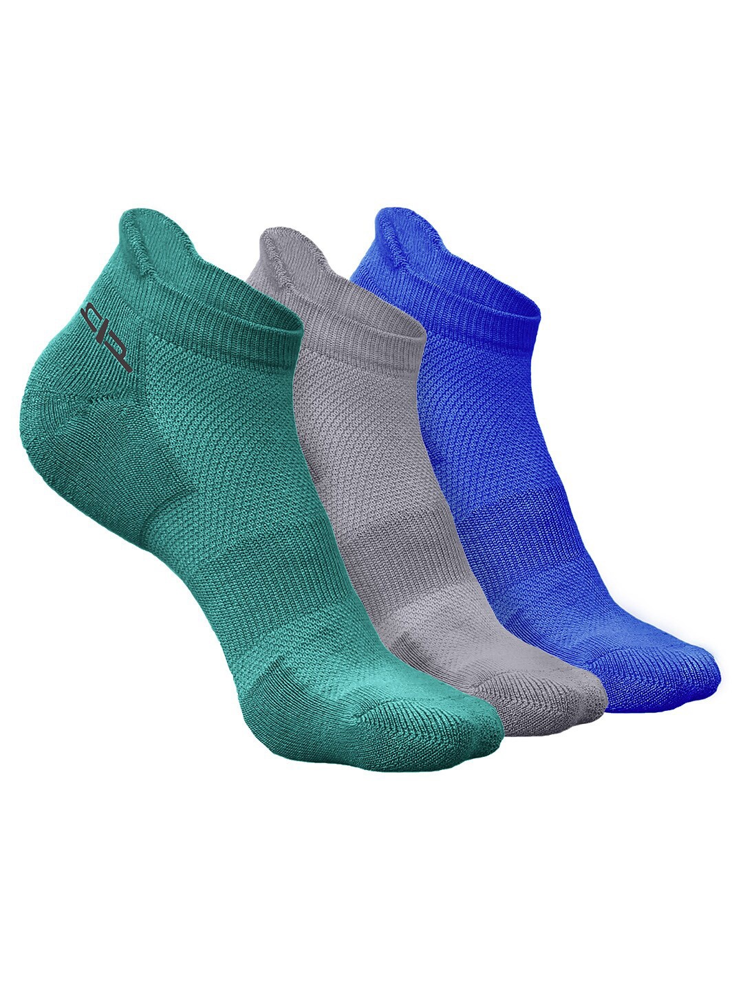 

Heelium Men Pack of 3 Bamboo Super Soft & Odour-Free Breathable Ankle-Length Socks, Green