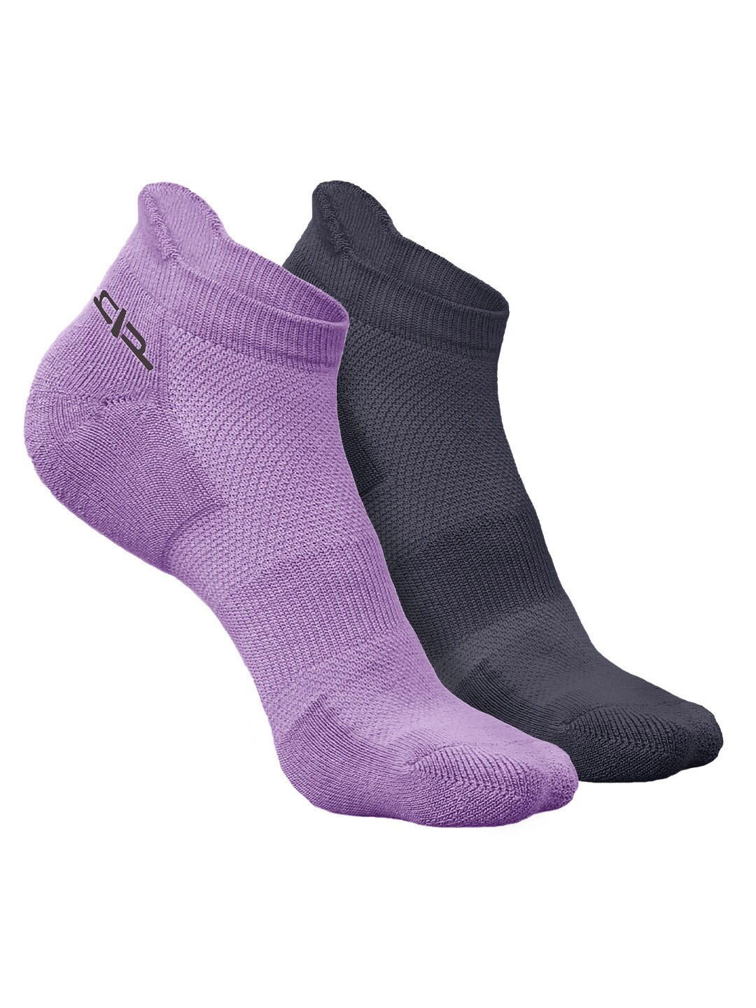 

Heelium Men Pack of 2 Bamboo Super Soft & Odour-Free Breathable Ankle-Length Socks, Purple