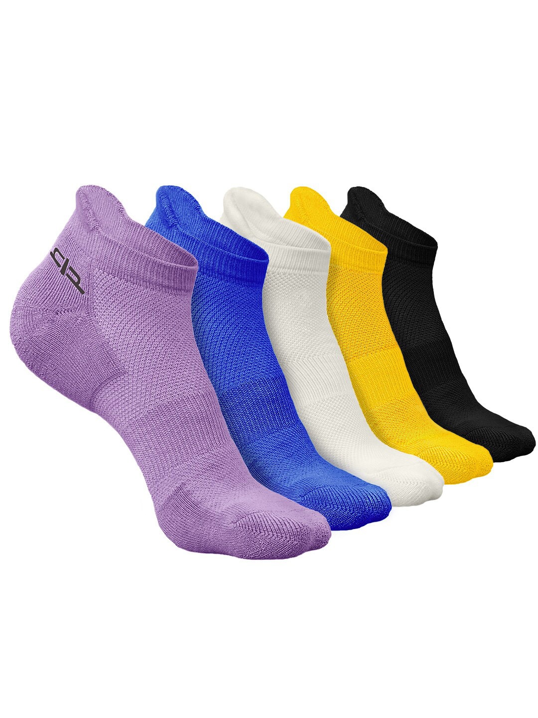 

Heelium Men Pack of 5 Bamboo Super Soft & Odour-Free Breathable Ankle-Length Socks, Yellow