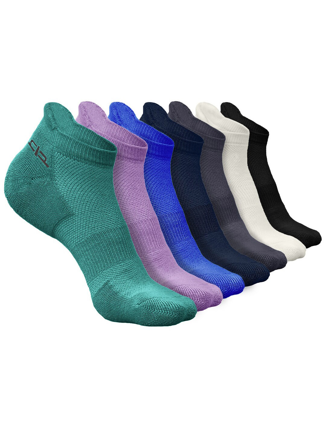 

Heelium Men Pack of 7 Bamboo Super Soft & Odour-Free Breathable Ankle-Length Socks, Olive
