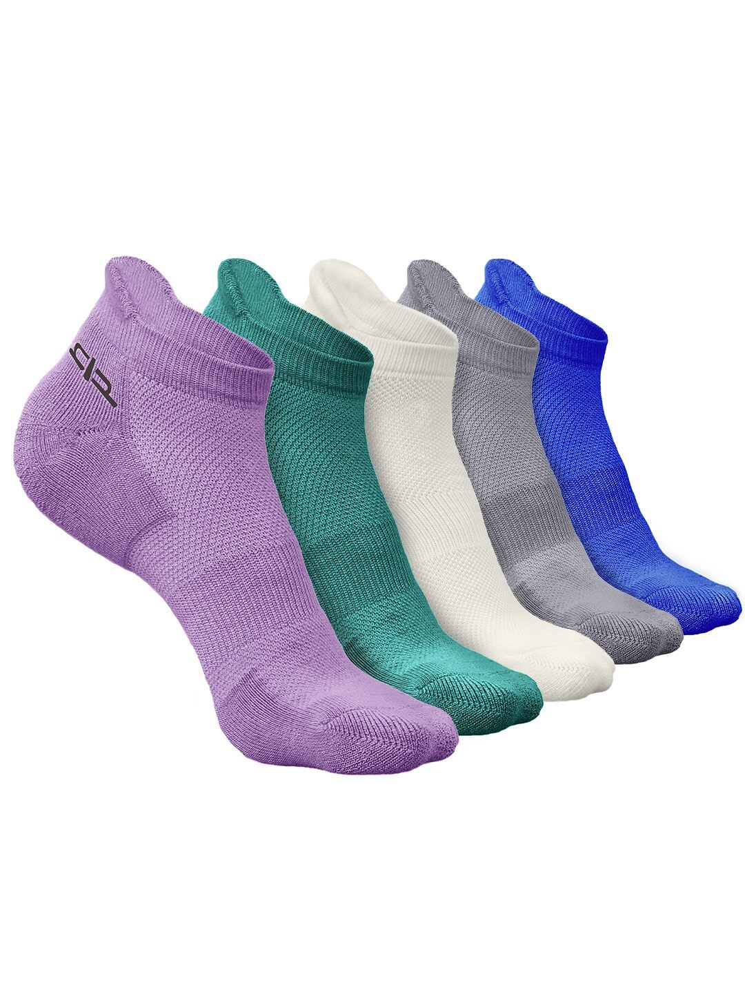 

Heelium Men Pack of 5 Bamboo Super Soft & Odour-Free Breathable Ankle-Length Socks, Green