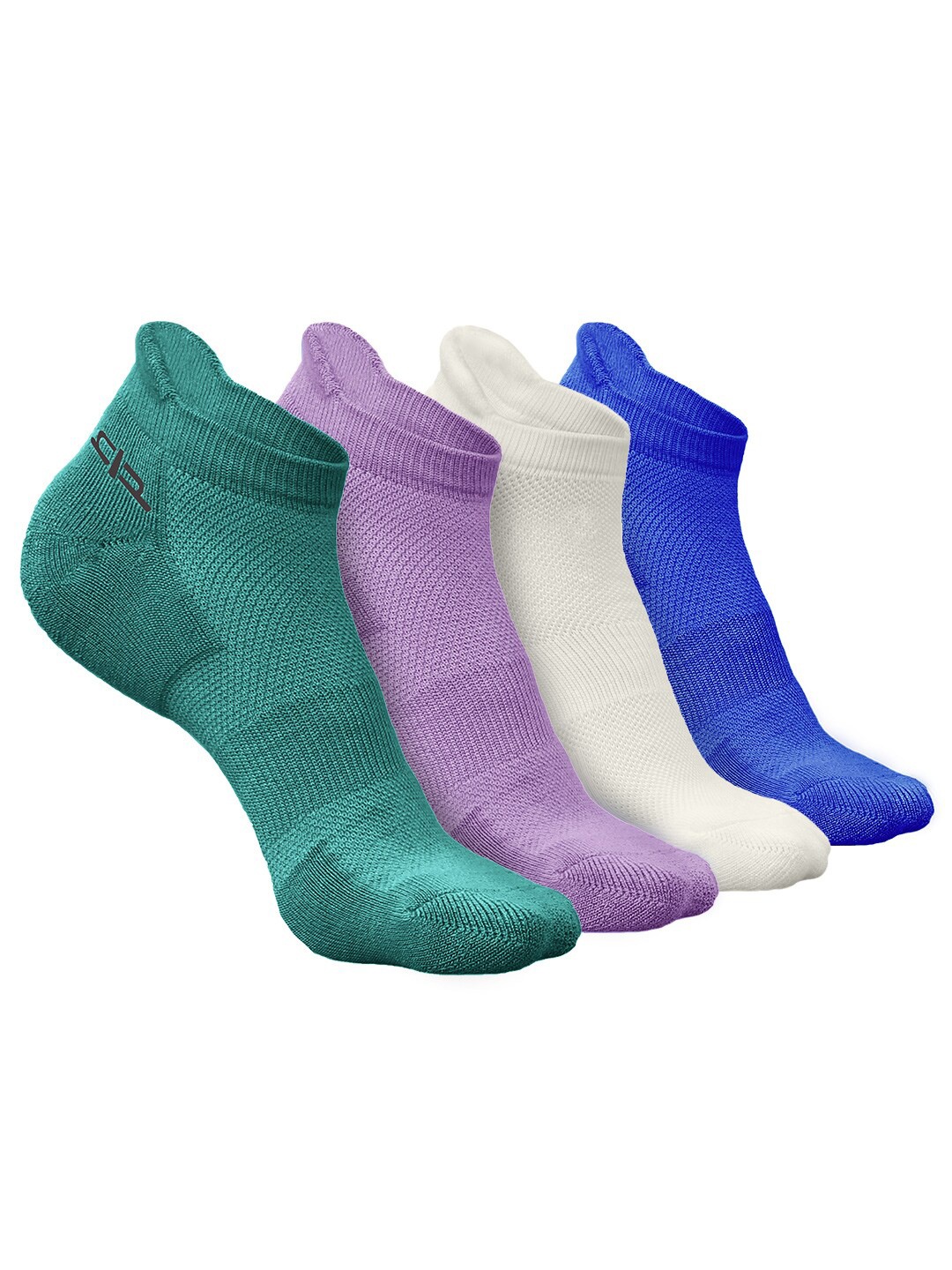 

Heelium Men Pack of 4 Bamboo Super Soft & Odour-Free Breathable Ankle-Length Socks, Green