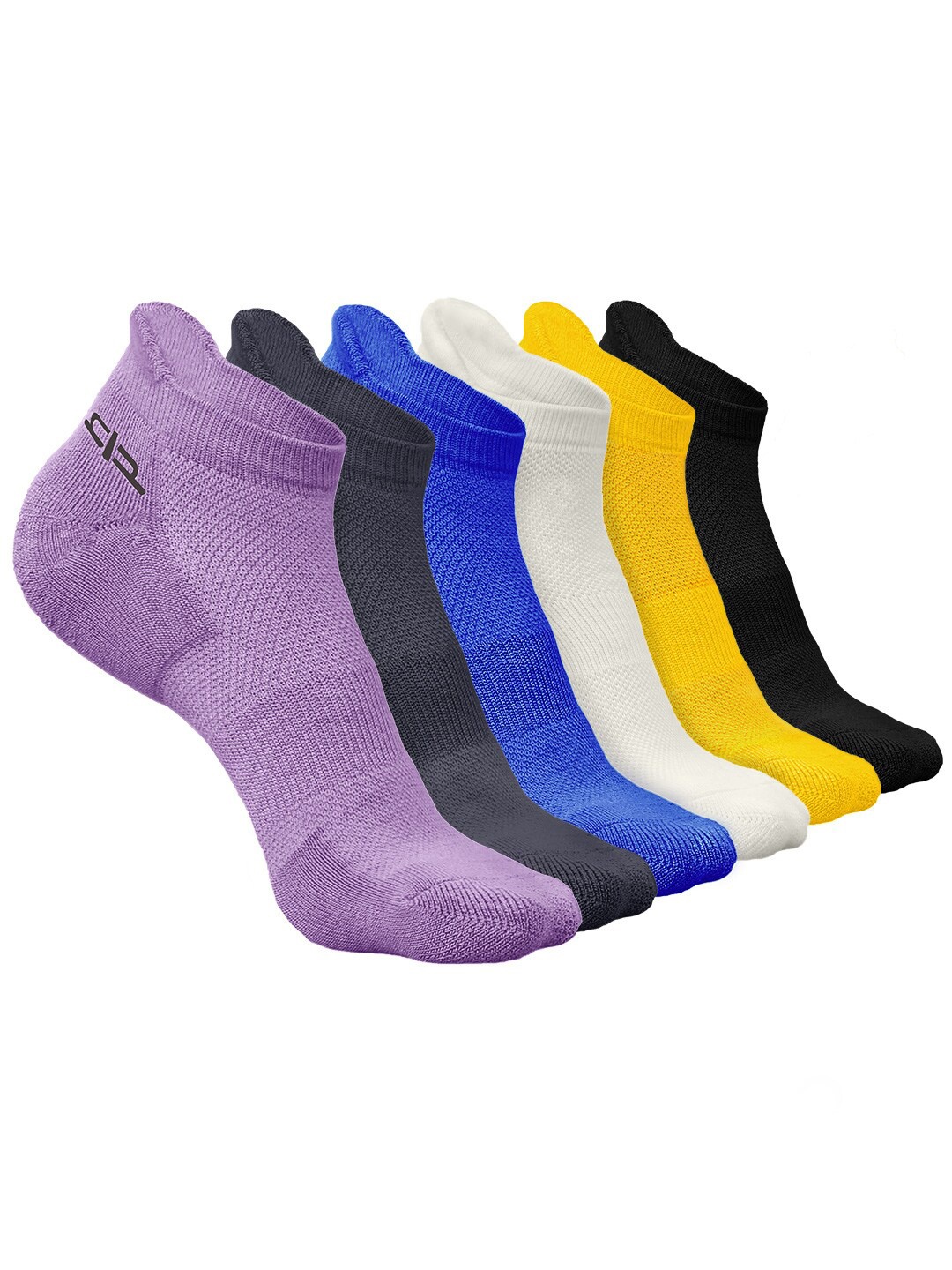

Heelium Men Pack of 6 Bamboo Super Soft & Odour-Free Breathable Ankle-Length Socks, Yellow