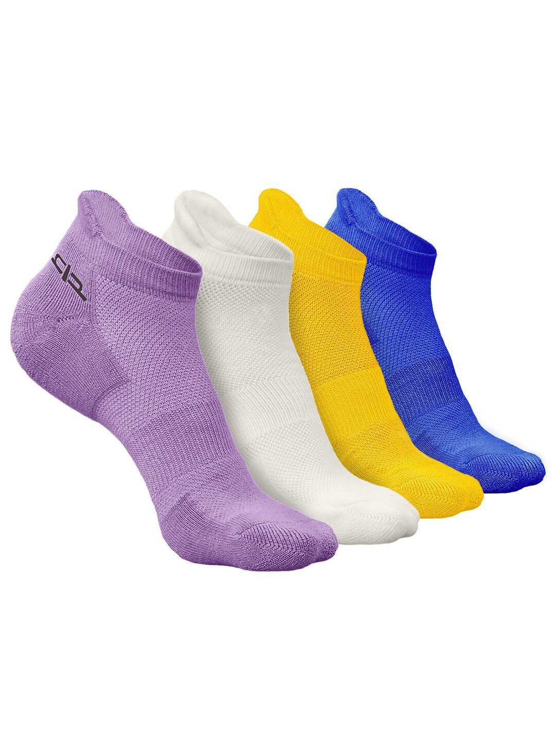 

Heelium Men Pack of 4 Bamboo Super Soft & Odour-Free Breathable Ankle-Length Socks, Yellow