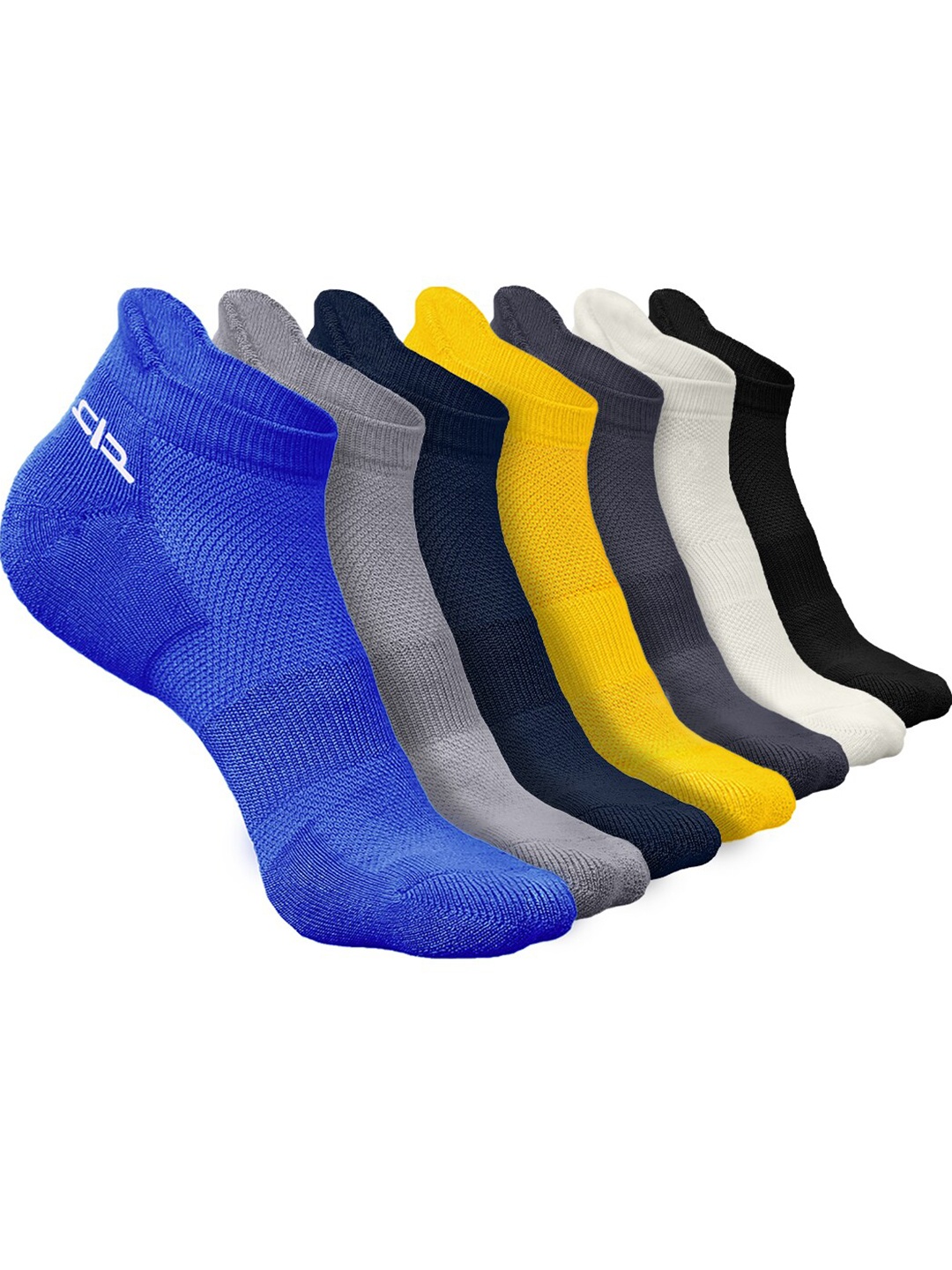 

Heelium Men Pack of 7 Bamboo Super Soft & Odour-Free Breathable Ankle-Length Socks, Yellow