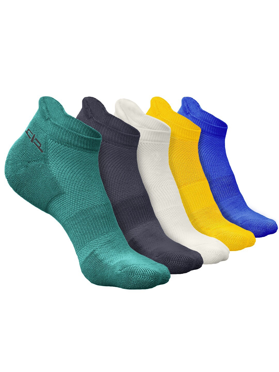 

Heelium Men Pack of 5 Bamboo Super Soft & Odour-Free Breathable Ankle-Length Socks, Olive