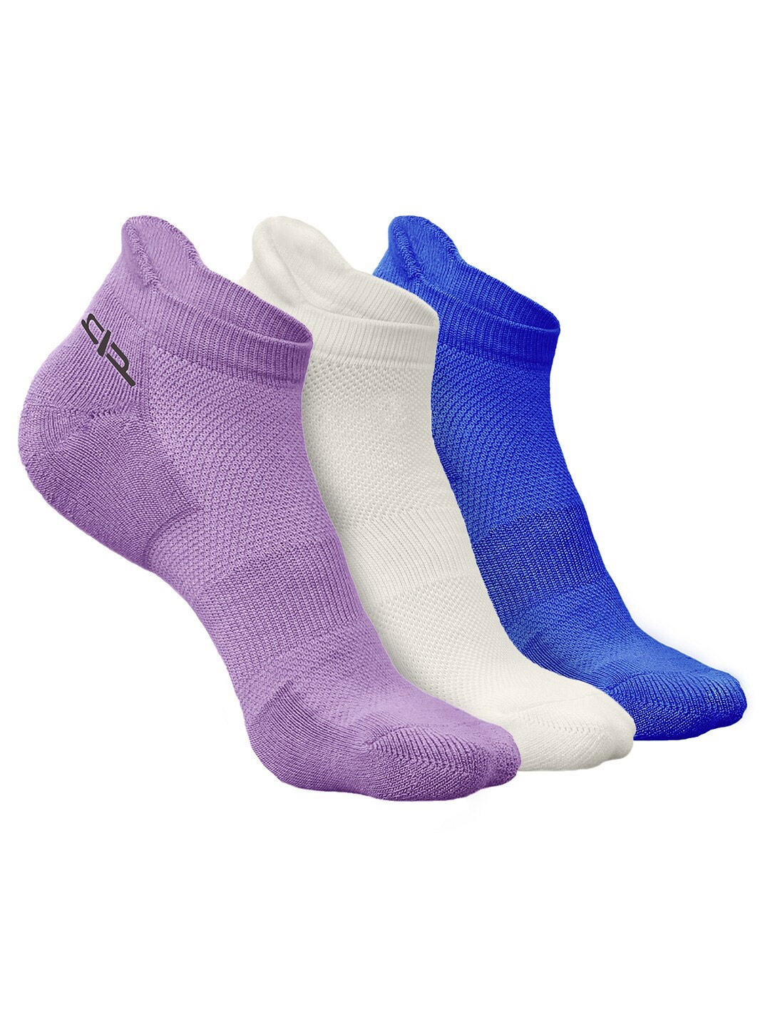 

Heelium Men Pack of 3 Bamboo Super Soft & Odour-Free Breathable Ankle-Length Socks, Purple