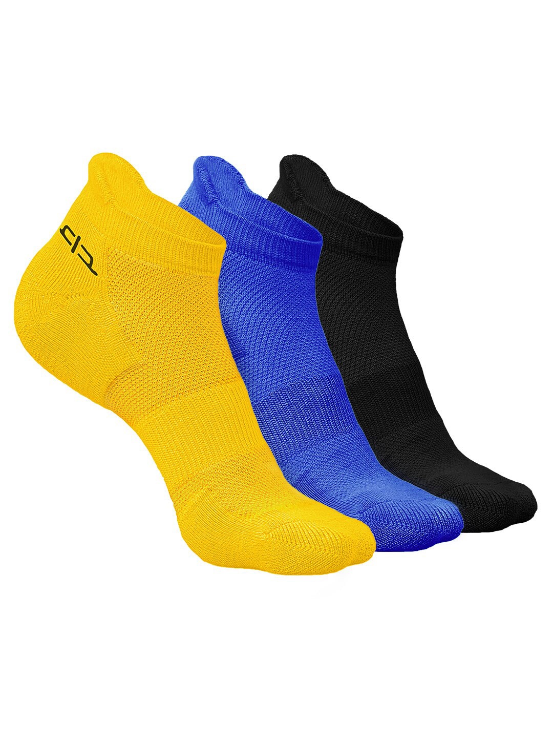 

Heelium Men Pack of 3 Bamboo Super Soft & Odour-Free Breathable Ankle-Length Socks, Yellow
