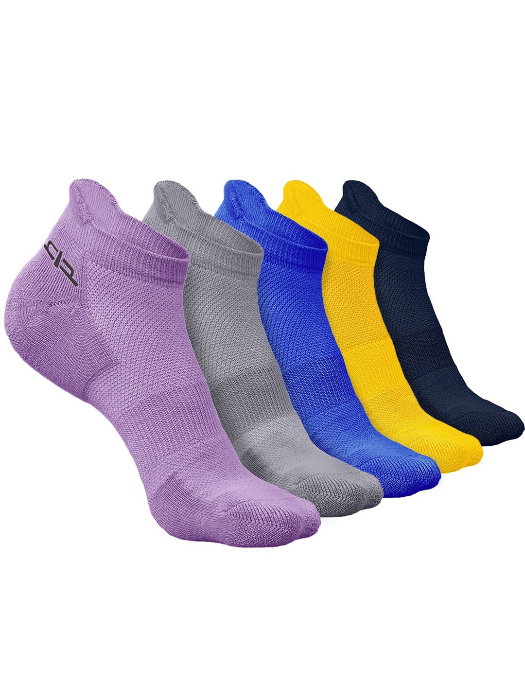 

Heelium Men Pack of 5 Bamboo Super Soft & Odour-Free Breathable Ankle-Length Socks, Yellow