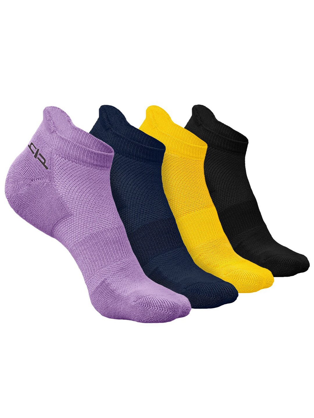 

Heelium Men Pack of 4 Bamboo Super Soft & Odour-Free Breathable Ankle-Length Socks, Yellow