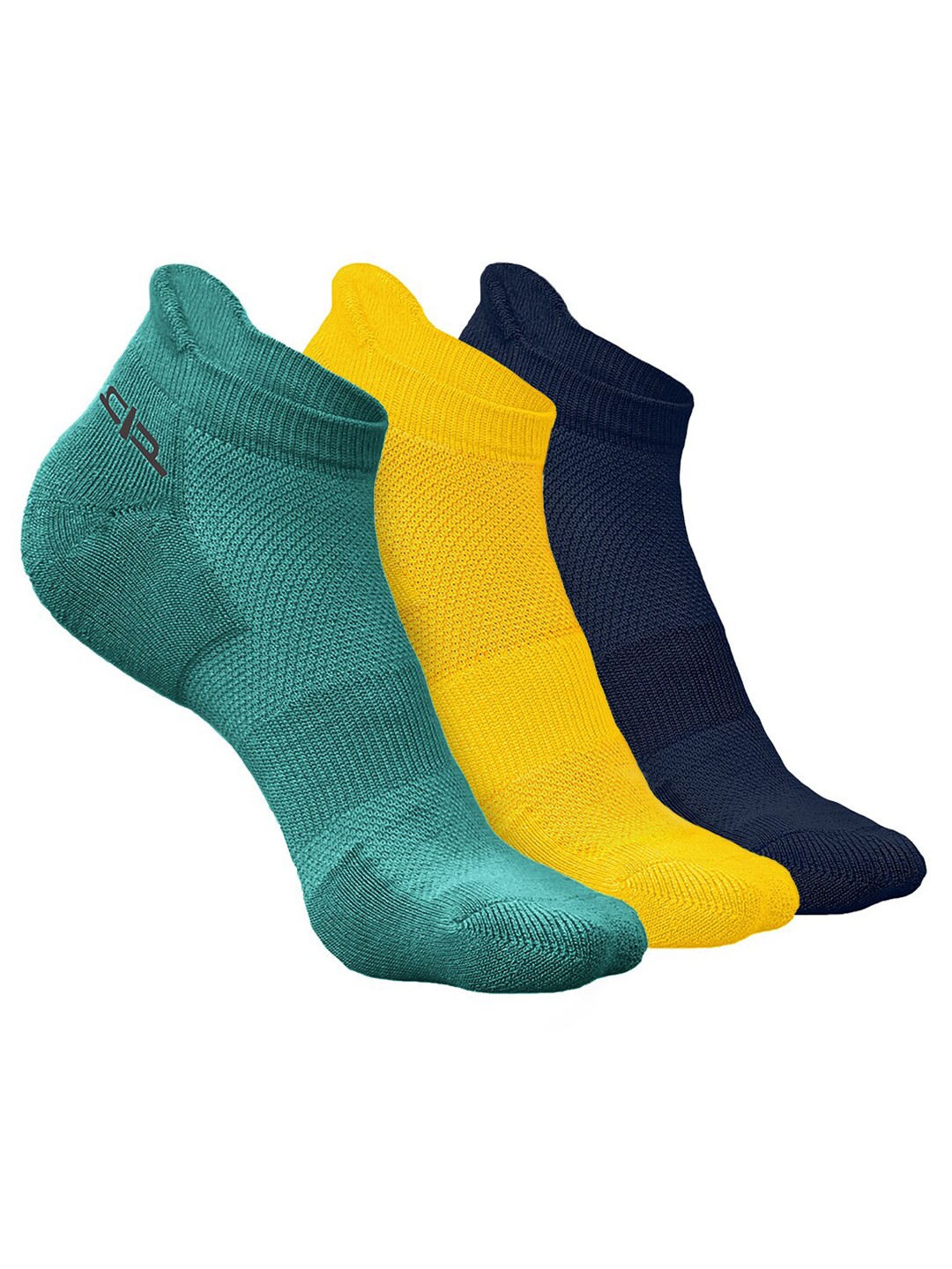 

Heelium Men Pack of 3 Bamboo Super Soft & Odour-Free Breathable Ankle-Length Socks, Green