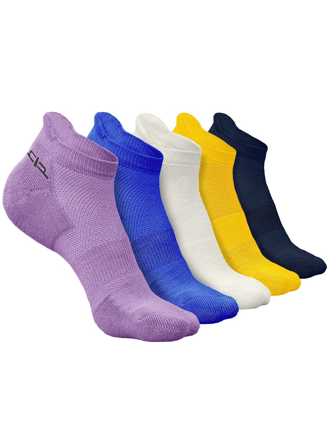 

Heelium Men Pack of 5 Bamboo Super Soft & Odour-Free Breathable Ankle-Length Socks, Yellow