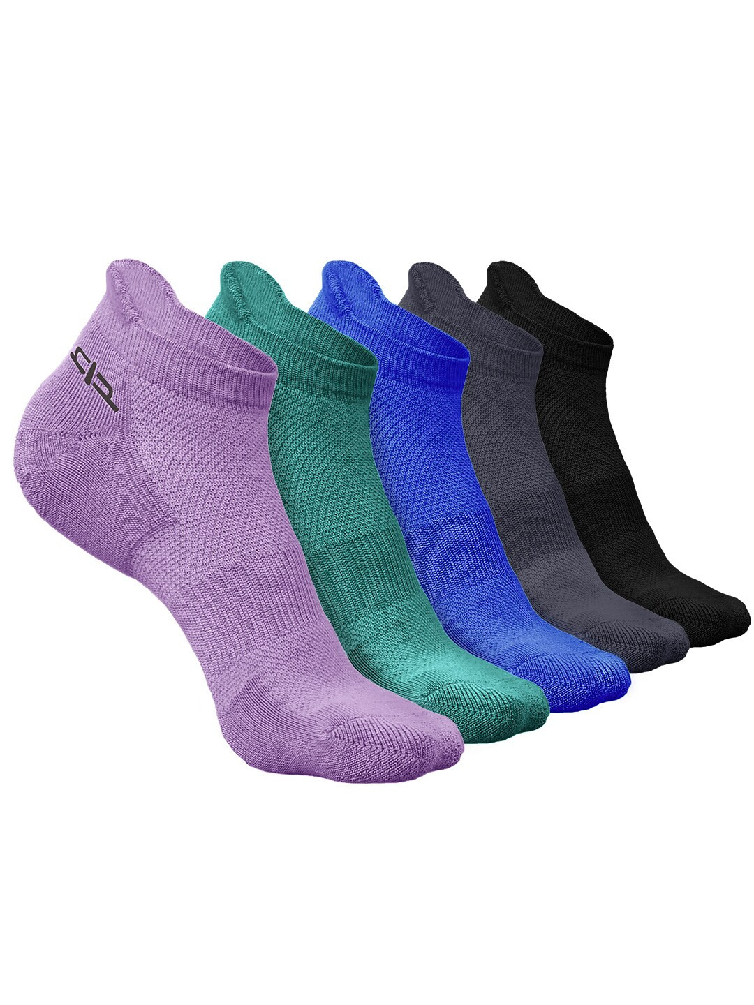 

Heelium Men Pack of 5 Bamboo Super Soft & Odour-Free Breathable Ankle-Length Socks, Navy blue