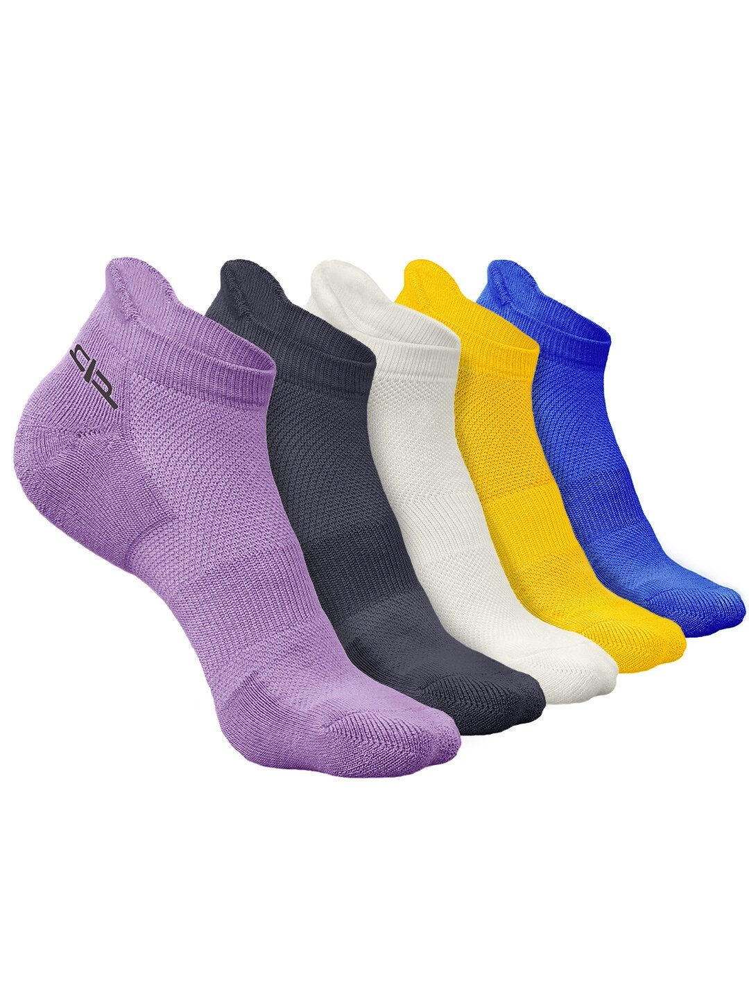 

Heelium Men Pack of 5 Bamboo Super Soft & Odour-Free Breathable Ankle-Length Socks, Yellow