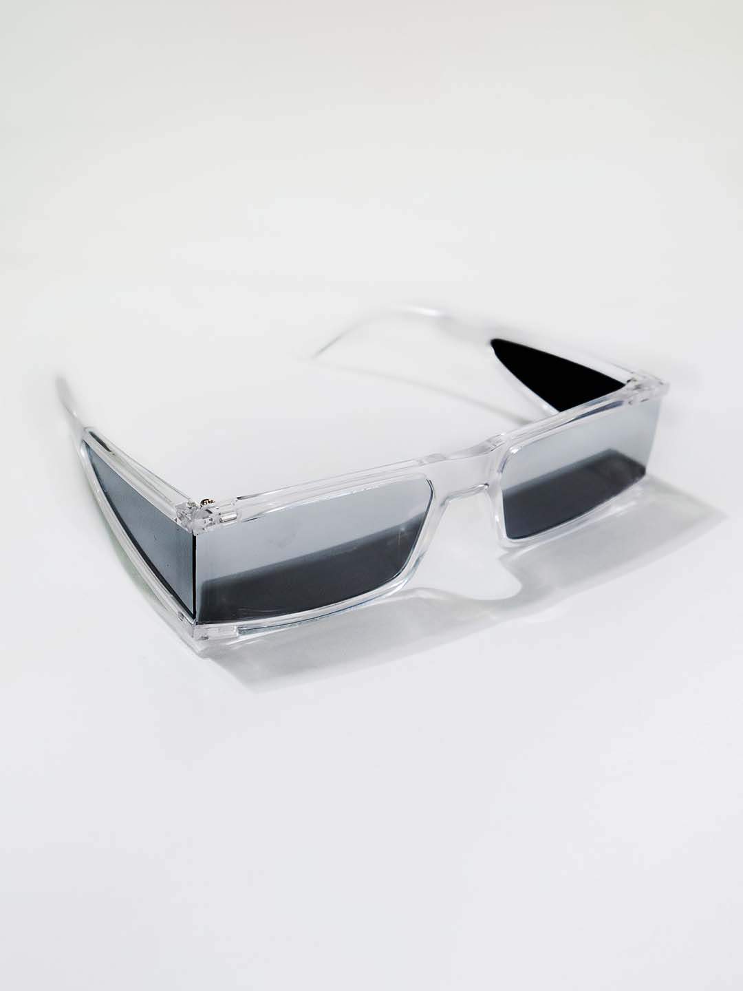 

CHOKORE Unisex Rectangle Sunglasses With UV Protected Lens Sunglasses, Silver