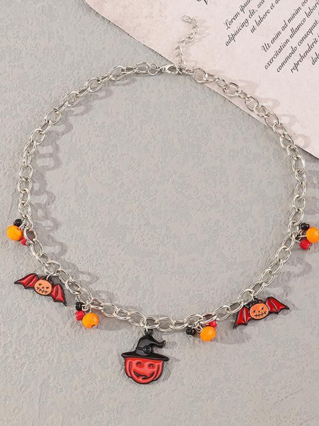 

SALTY Trick Or Treat Silver Necklace