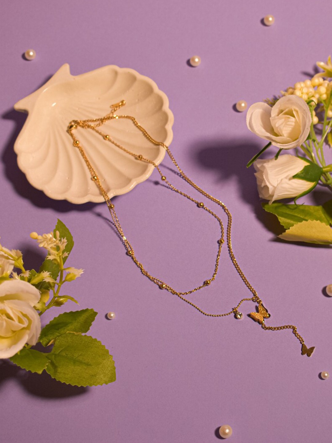 

SALTY Minimal Alloy Necklace, Gold