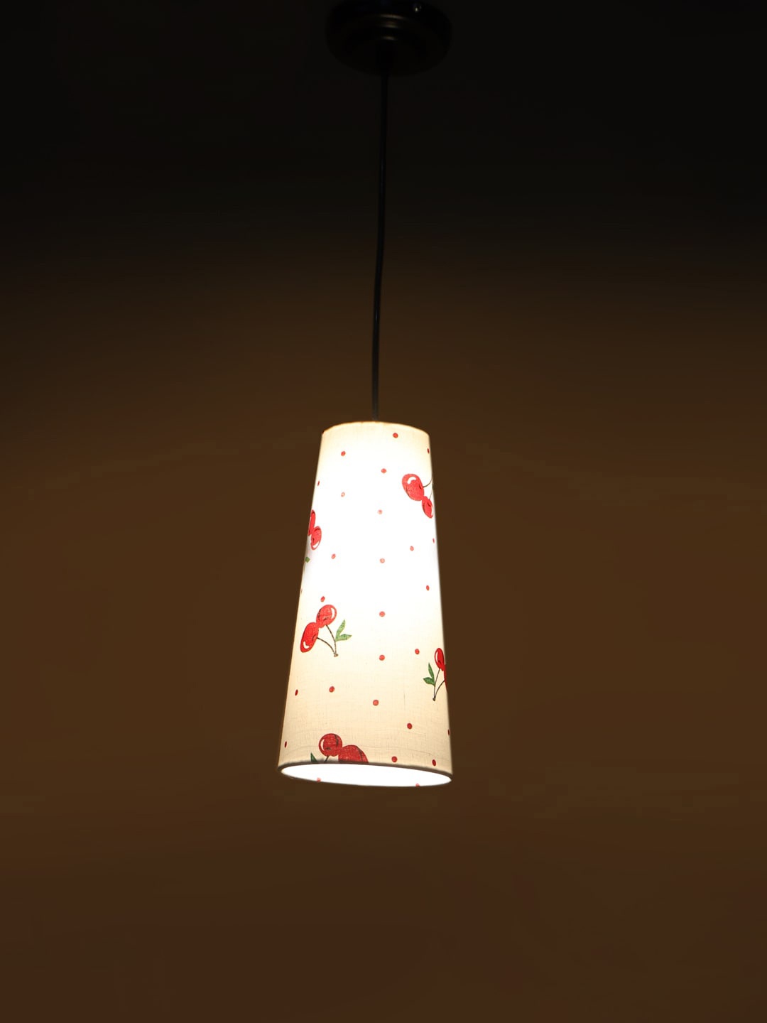 

Devansh White & Red Printed Ceiling Lamp