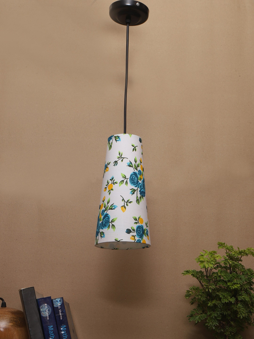 

Devansh White & Blue Floral Printed Cylindrical Ceiling Lamps