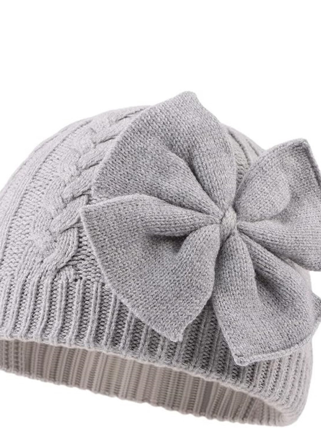 

EL REGALO Kids Self Designed Beanie, Grey