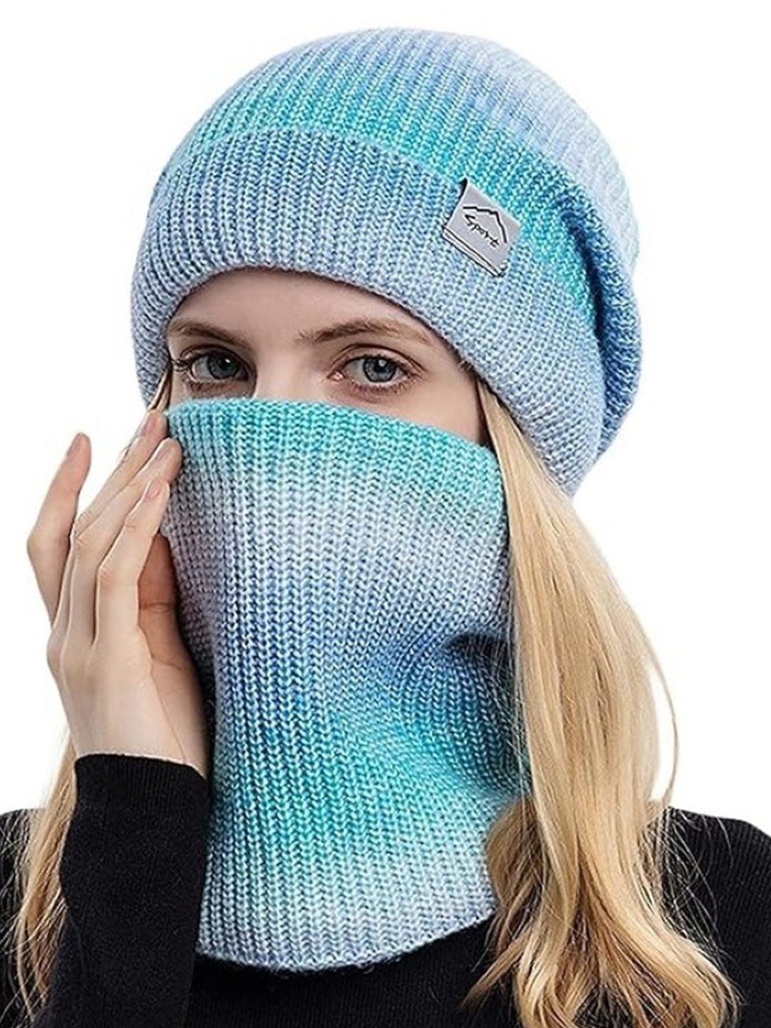 

EL REGALO Kids Self Designed Balaclava, Blue