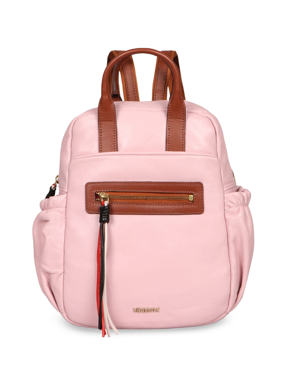 

Hidesign Leather Structured Backpacks, Pink