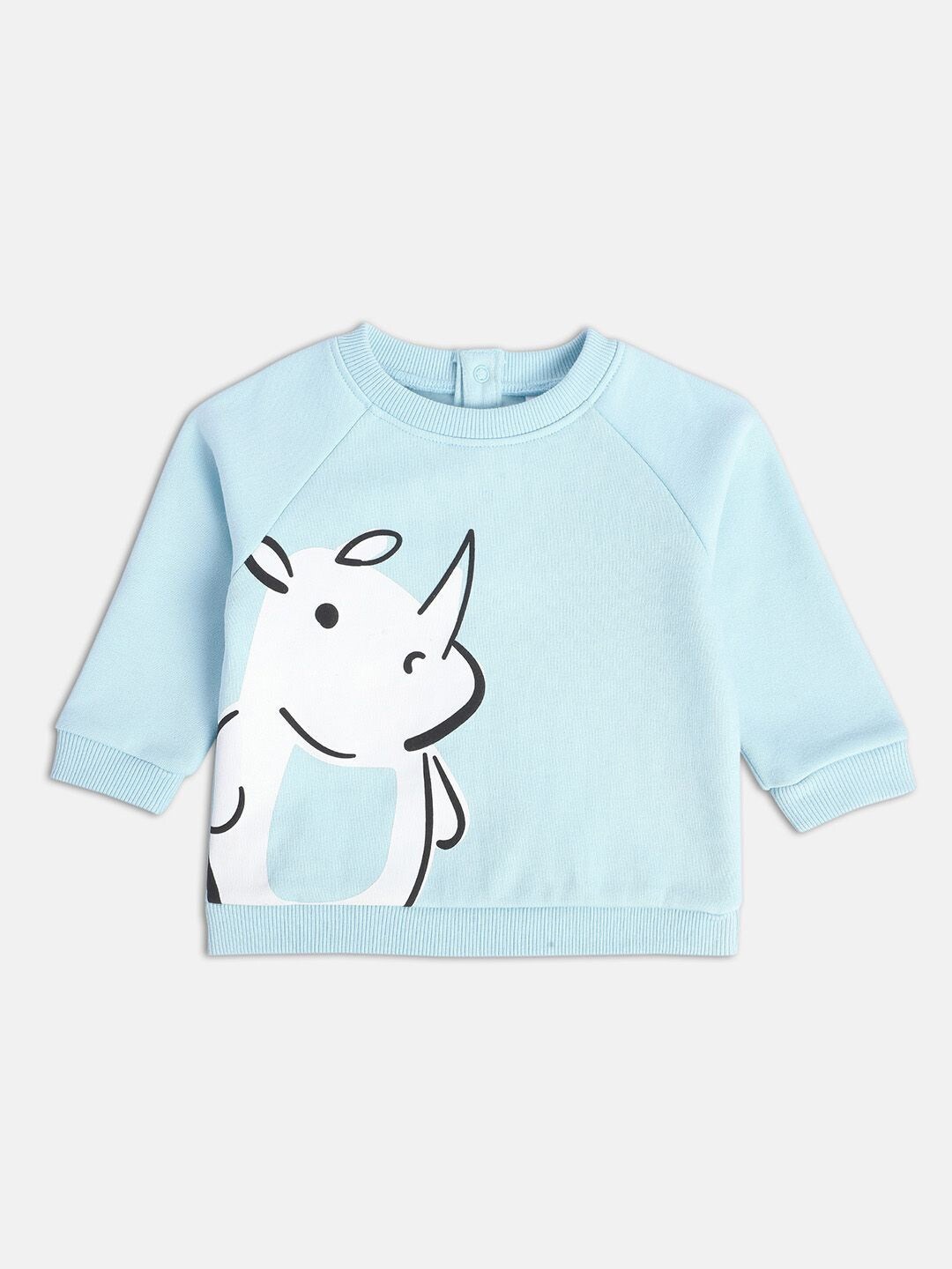 

MINI KLUB Infant Boys Graphic Printed Sweatshirt, Blue