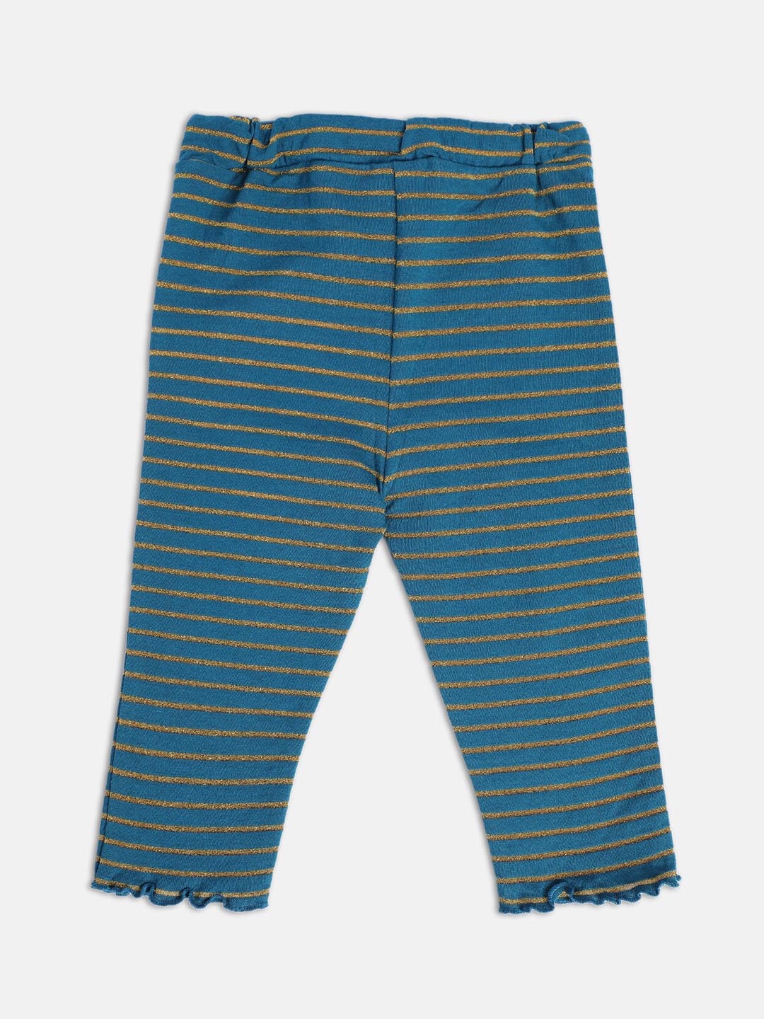 

MINI KLUB Infants Girls Striped Ankle Length Leggings, Blue