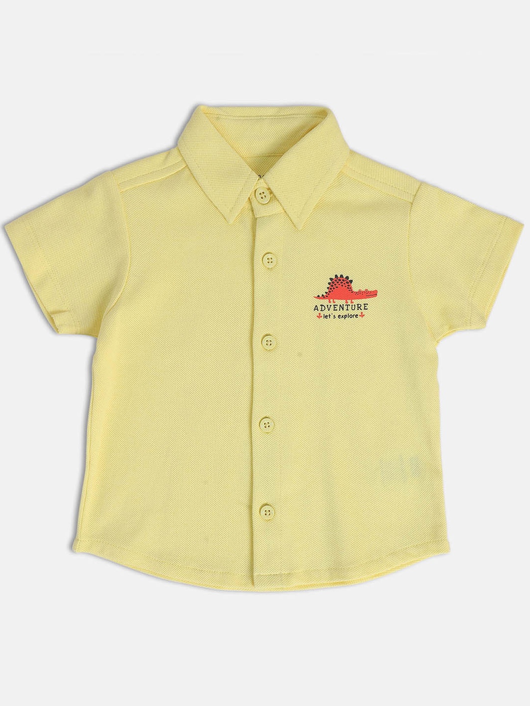 

MINI KLUB Infant Boys Cotton Standard Opaque Casual Shirt, Yellow