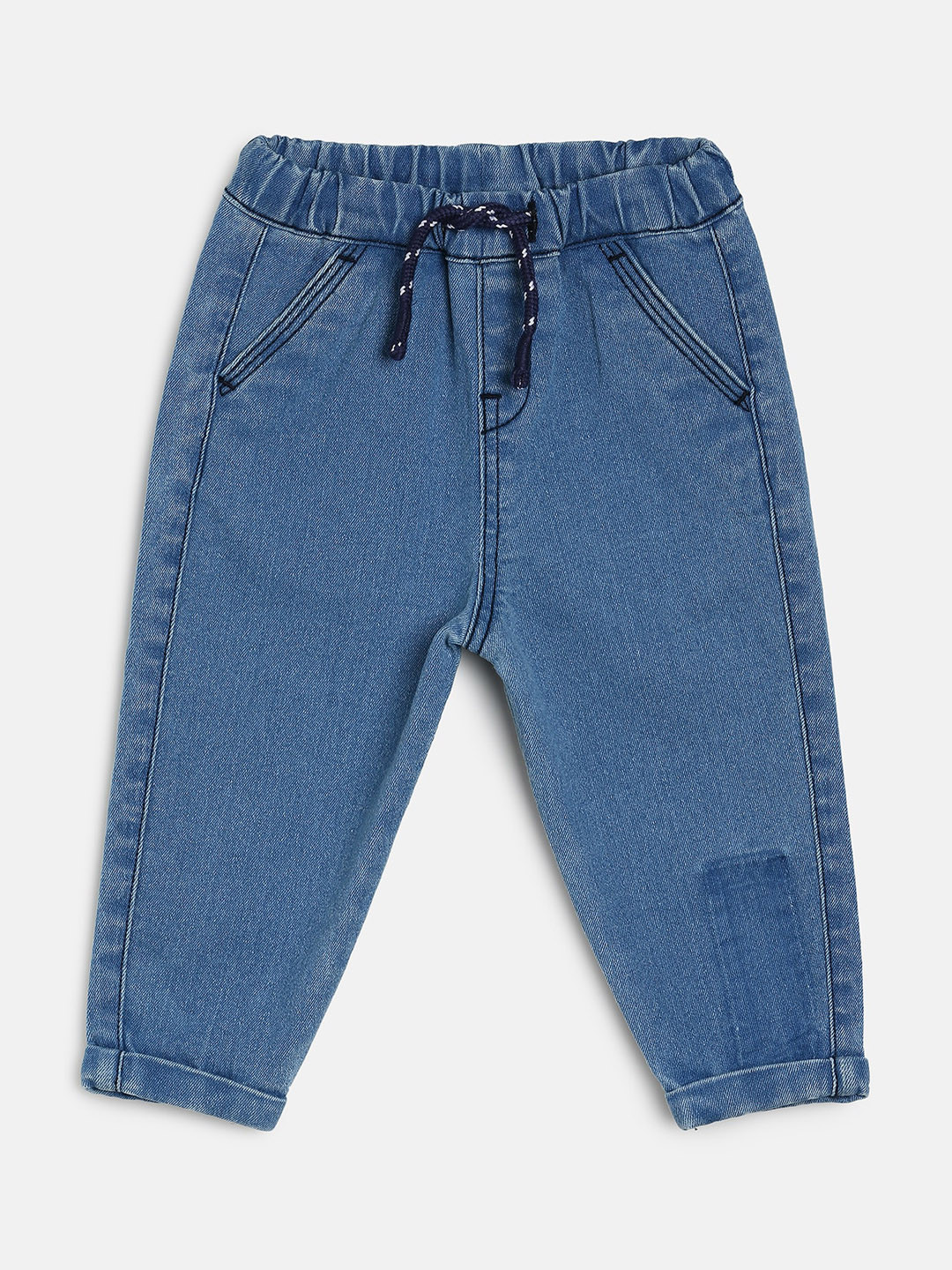 

MINI KLUB Infant Boys Blue High-Rise Stretchable Jeans