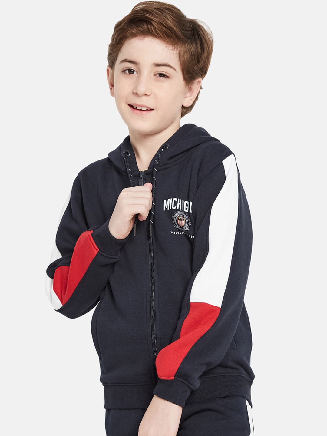 

Octave Boys Hooded Tracksuit, Navy blue
