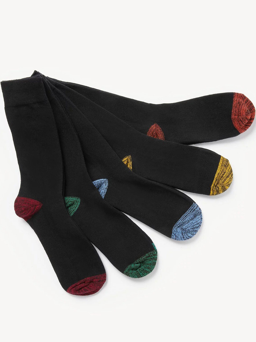 

Marks & Spencer Men Set Of 5 Above Ankle-Length Socks, Black