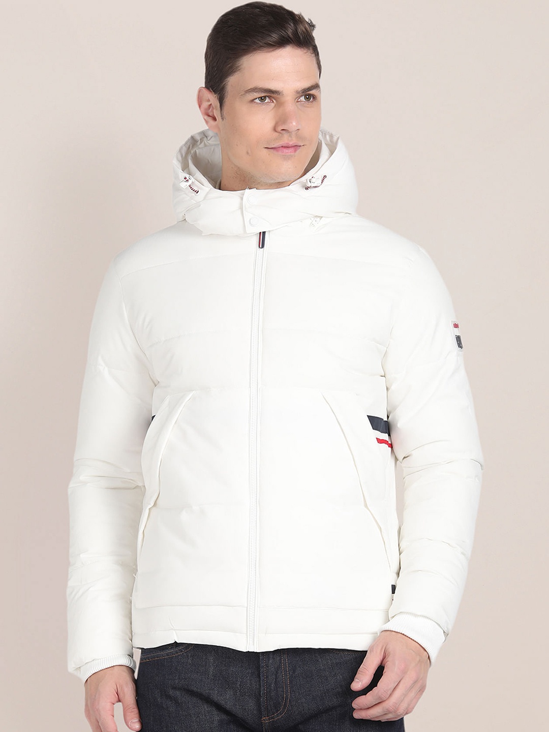 

U.S. Polo Assn. Hooded Puffer Jacket, White